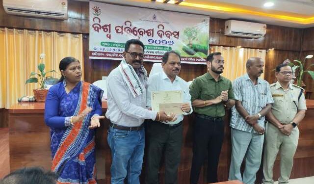 ପ୍ରକୃତିବନ୍ଧୁ ପୁରସ୍କାର ପାଇଲେ ବିରଞ୍ଚି ଦାଶ