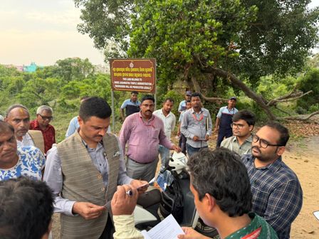 ସେବାୟତ ବାସଗୃହ ଯୋଜନା ରେ ଜାଗା ପରିଦର୍ଶନ