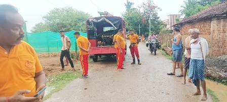 ପାଣି ଘେରରେ ୧୧ନଂ ୱାର୍ଡବାସୀ,ଜଳ ନିଷ୍କାସନ ବ୍ୟବସ୍ଥା କରି ନ ପାରି ଫେରିଗଲେ ଦମକଳ ବାହିନୀ