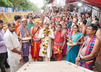 Navi Mumbai’s Kharghar Temple Hosts Bahuda Yatra