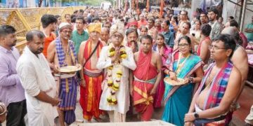 Navi Mumbai’s Kharghar Temple Hosts Bahuda Yatra