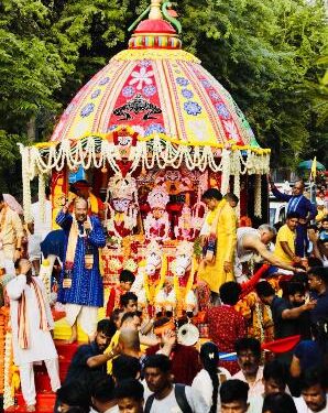 ଦିଲ୍ଲୀର ହାଉଜଖାସ ଜଗନ୍ନାଥ ମନ୍ଦିରରେ ବାହୁଡା଼ ଯାତ୍ରା ସମ୍ପନ୍ନ