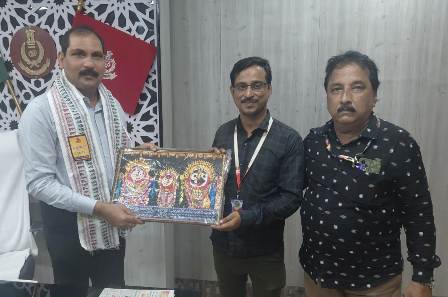 କଟକ ୬ଷ୍ଠ ବାଟାଲିୟନର ନୂତନ ଦୂର୍ଗପତି ଙ୍କୁ ସ୍ବାଗତ