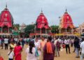ନାକଚଣା ଦ୍ବାରରେ ଲାଗିଲା ତାଳଧ୍ଵଜ ଓ ନନ୍ଦିଘୋଷ ରଥ