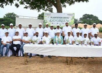 CREDAI BHUBANESWAR ORGANISES PLANTATION DRIVE AT TRISULIA, CUTTACK