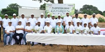 CREDAI BHUBANESWAR ORGANISES PLANTATION DRIVE AT TRISULIA, CUTTACK