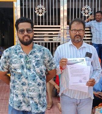 ପୁରୀରେ ସ୍ଥାୟୀ ସାର୍ବଜନୀନ ୟୁରିନାଲ୍ ନିର୍ମାଣ ଓ ନିୟମିତ ସଫେଇ ଦାବିରେ ପୁରୀ ମହାନଗର ନିଗମ କମିଶନରଙ୍କୁ ଦାବିପତ୍ର ପ୍ରଦାନ