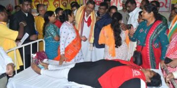 ରକ୍ତଦାନ ଶିବିର କୁ ଉଦଘାଟନ କଲେ ଜଙ୍ଗଲ ଓ ପରିବେଶ ମନ୍ତ୍ରୀ