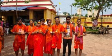 ଶ୍ରାବଣ ମାସର ଶେଷ ସୋମବାରରେ ପୁରୀରେ ଶାନ୍ତିପୂର୍ଣ୍ଣ ଭାବେ ସମ୍ପନ୍ନ ହୋଇଛି ଜଳାଲାଗି ନୀତି