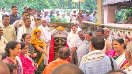 ପଞ୍ଚୁପାଣ୍ଡବ ମନ୍ଦିର ଭିତ୍ତି ପ୍ରସ୍ତର ସ୍ଥାପନ କଲେ : ଦୀର୍ଘବର୍ଷର ଅଞ୍ଚଳ ବାସୀ ଙ୍କ ସ୍ବପ୍ନ ସାକାର କଲେ – ଦଶପଲ୍ଲା ବିଧାୟକ