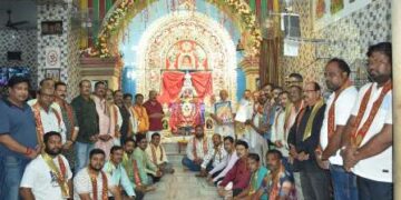 ମା “ମଙ୍ଗଲ ଚଣ୍ଡୀଙ୍କ ନୂତନ ପିତ୍ତଳ ମେଢରେ ଝଲସିଲା ପୁଜା ମଣ୍ଡପ