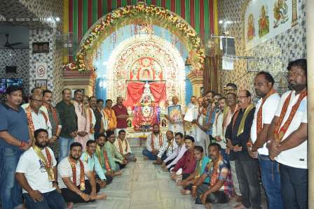 ମା “ମଙ୍ଗଲ ଚଣ୍ଡୀଙ୍କ ନୂତନ ପିତ୍ତଳ ମେଢରେ ଝଲସିଲା ପୁଜା ମଣ୍ଡପ