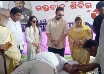 ହେମେନ୍ଦ୍ର ସେନା, ନୟାଗଡ଼ ତରଫରୁ ରକ୍ତଦାନ ଶିବିର