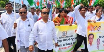 ପୁରୀ ଜିଲା କଂଗ୍ରେସ ପକ୍ଷରୁ ମୁଖ୍ଯ ନିର୍ବାଚନ କମିଶନରଙ୍କ କୁଶପୁତ୍ତଳିକା ଦାହ ଓ ବିକ୍ଷୋଭ