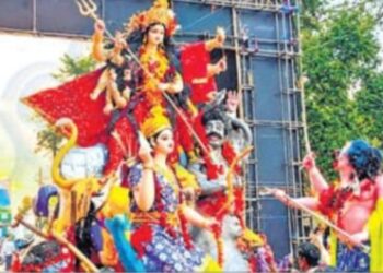 ଢୋଲ-ନିଶାଣରେ କମ୍ପିଲା ବେଲପଡା, ଭାବବିହ୍ୱଳ ବିଦାୟ ନେଲେ ମା’ ଦୁର୍ଗା