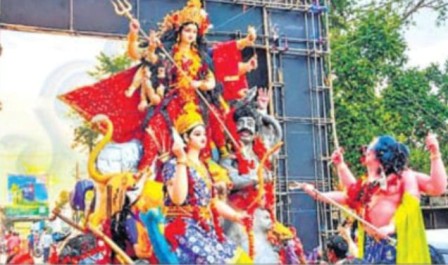 ଢୋଲ-ନିଶାଣରେ କମ୍ପିଲା ବେଲପଡା, ଭାବବିହ୍ୱଳ ବିଦାୟ ନେଲେ ମା’ ଦୁର୍ଗା