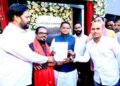 Silver Gandhi demands regularisation of Contractual Teachers – Submitted Memorandum to CM