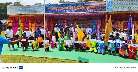 କନ୍ଧମାଳରେ କ୍ରୀଡା ପ୍ରତିଭାର ମହାମିଳନ; ଜିଲ୍ଲାସ୍ତରୀୟ ବିଦ୍ୟାଳୟ କ୍ରୀଡ଼ାରେ ୬୫୦ ଛାତ୍ରଛାତ୍ରୀଙ୍କର ଅଂଶଗ୍ରହଣ