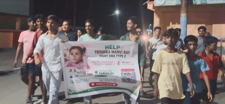 ଶିଶୁ କନ୍ୟାର ଚିକିତ୍ସା ପାଇଁ ସ୍କୁଲ ପିଲାଙ୍କ ମହତ ପ୍ରୟାସ