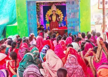 ୨୭ତମ ବର୍ଷରେ ଖଗସା ଗ୍ରାମରେ ମା’ ଗଜଲକ୍ଷ୍ମୀ ପୂଜା, ଭକ୍ତିରସରେ ବୁଡିଲା ଗାଁ